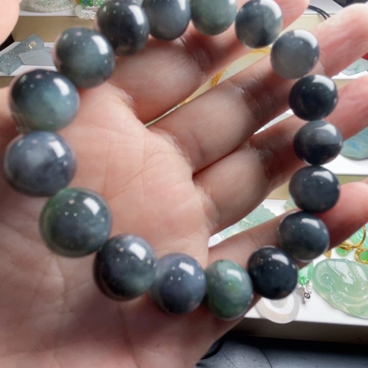 手链翡翠未镶嵌天然翡翠