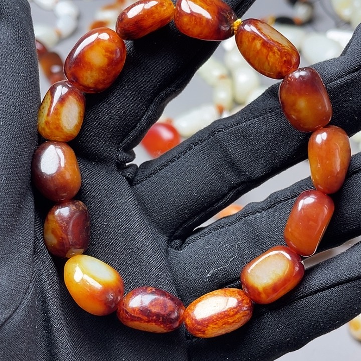 和田玉未镶嵌手链