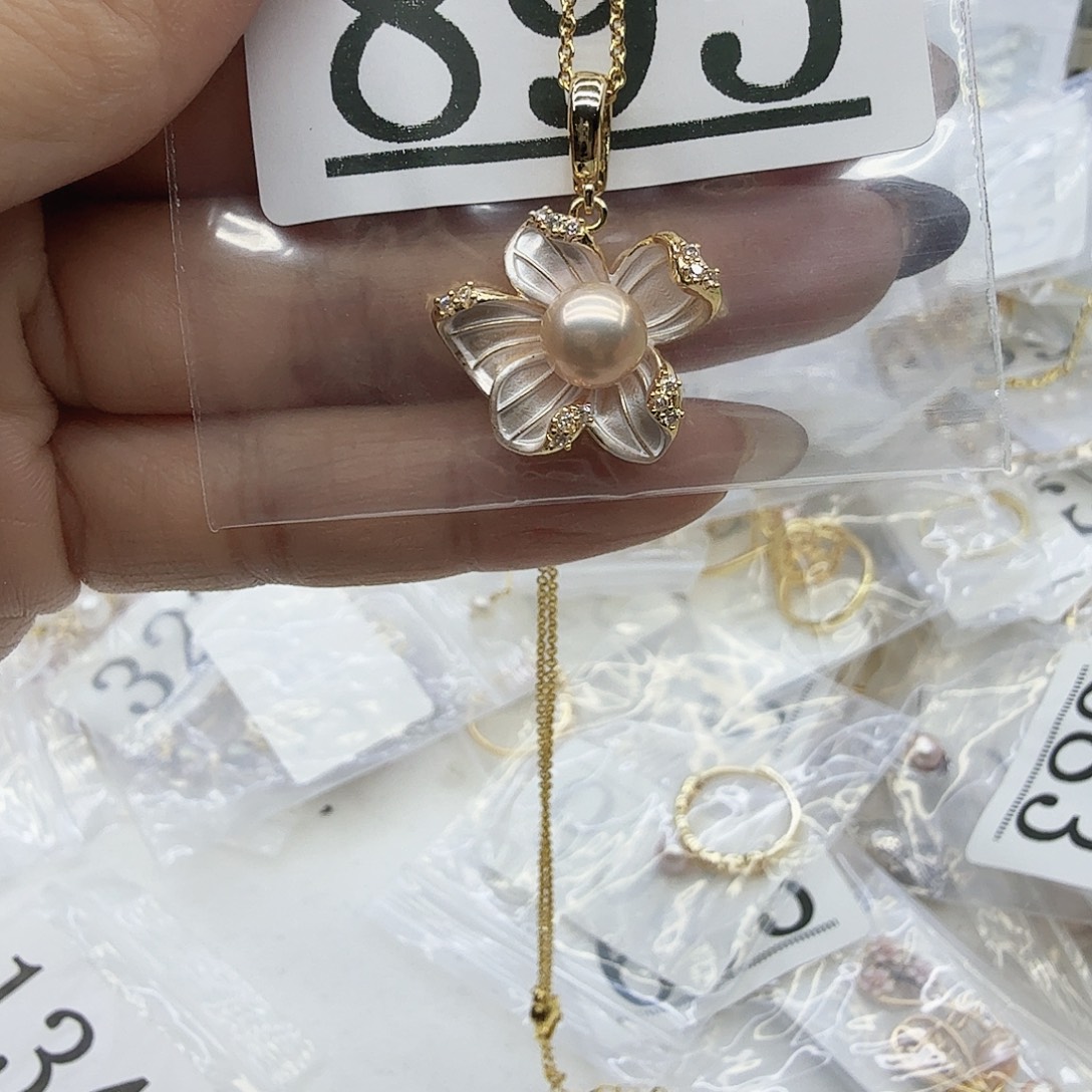 淡水珍珠合金珠宝奇石895