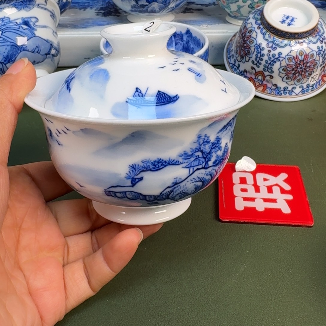 陶景德镇纯手绘茶具圆圆229