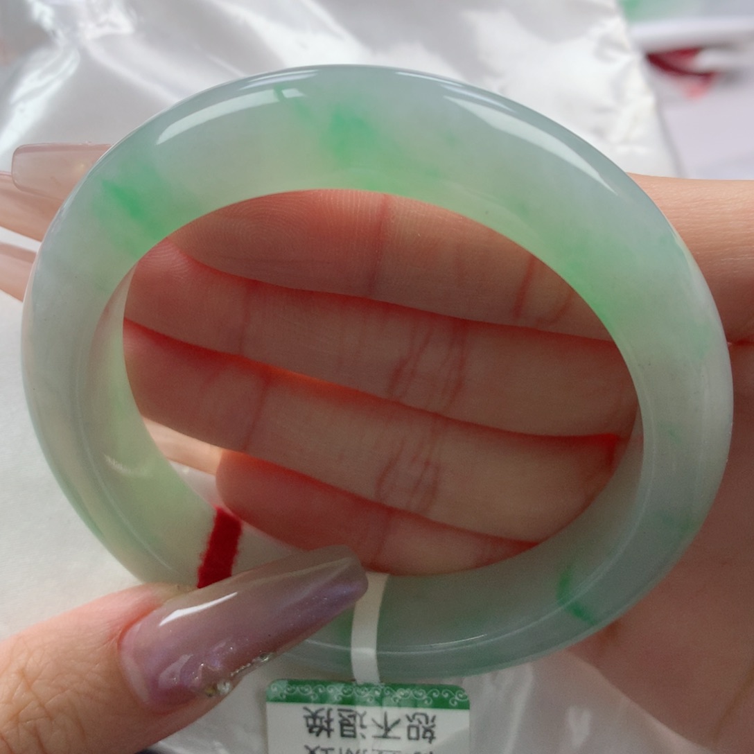 未镶嵌手镯翡翠缅甸天然翡翠A货57.7