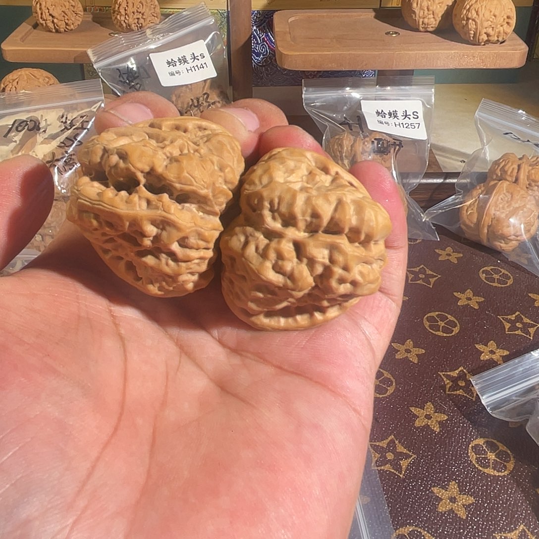༺***༻把件文玩核桃极品蛙王