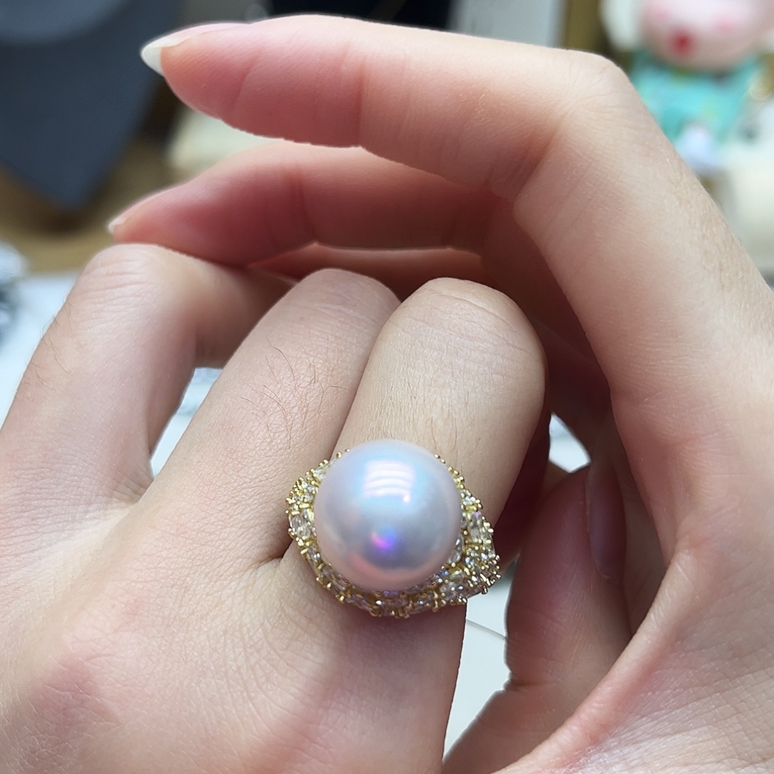 淡水珍珠戒指未镶嵌