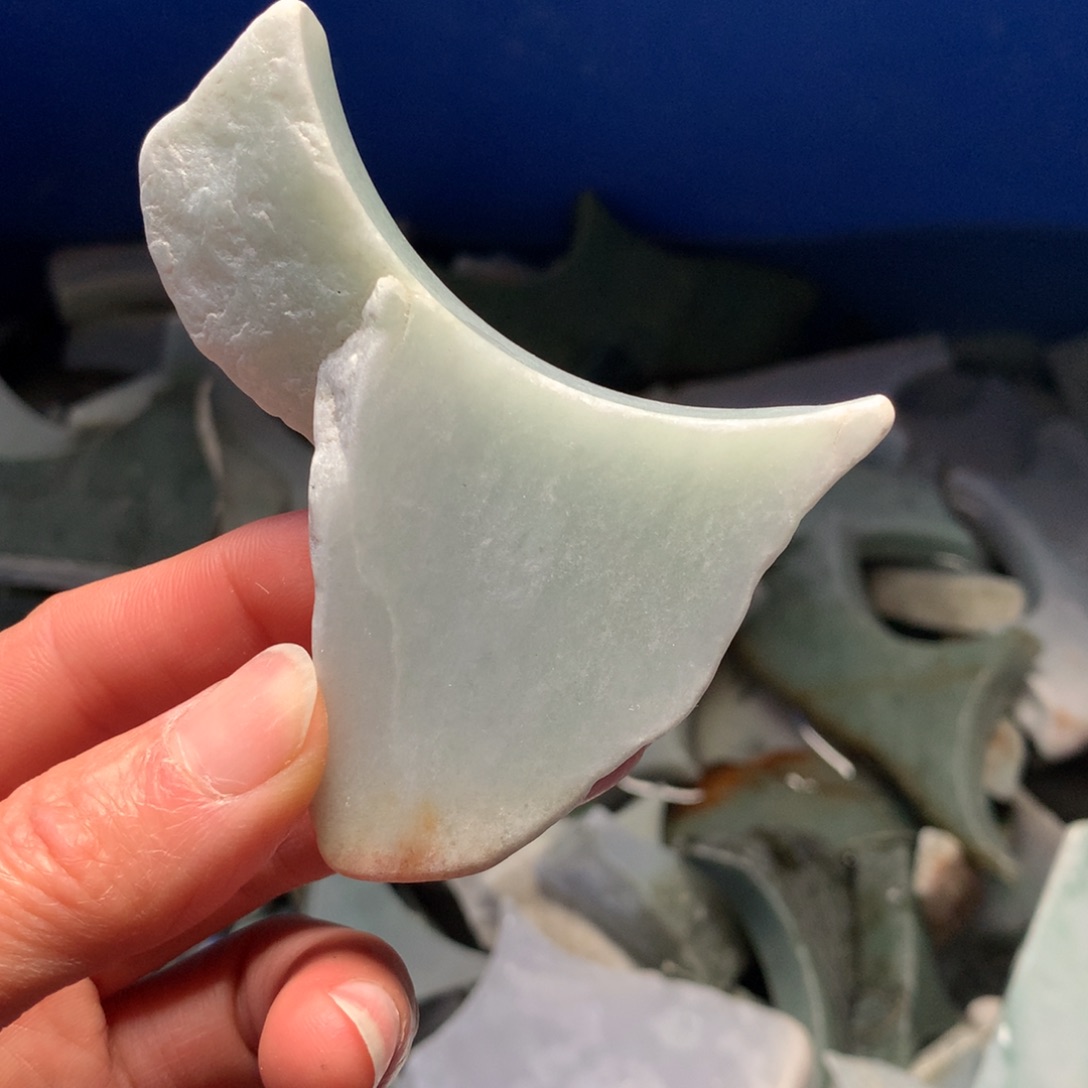 翡翠裸石翡翠边角料