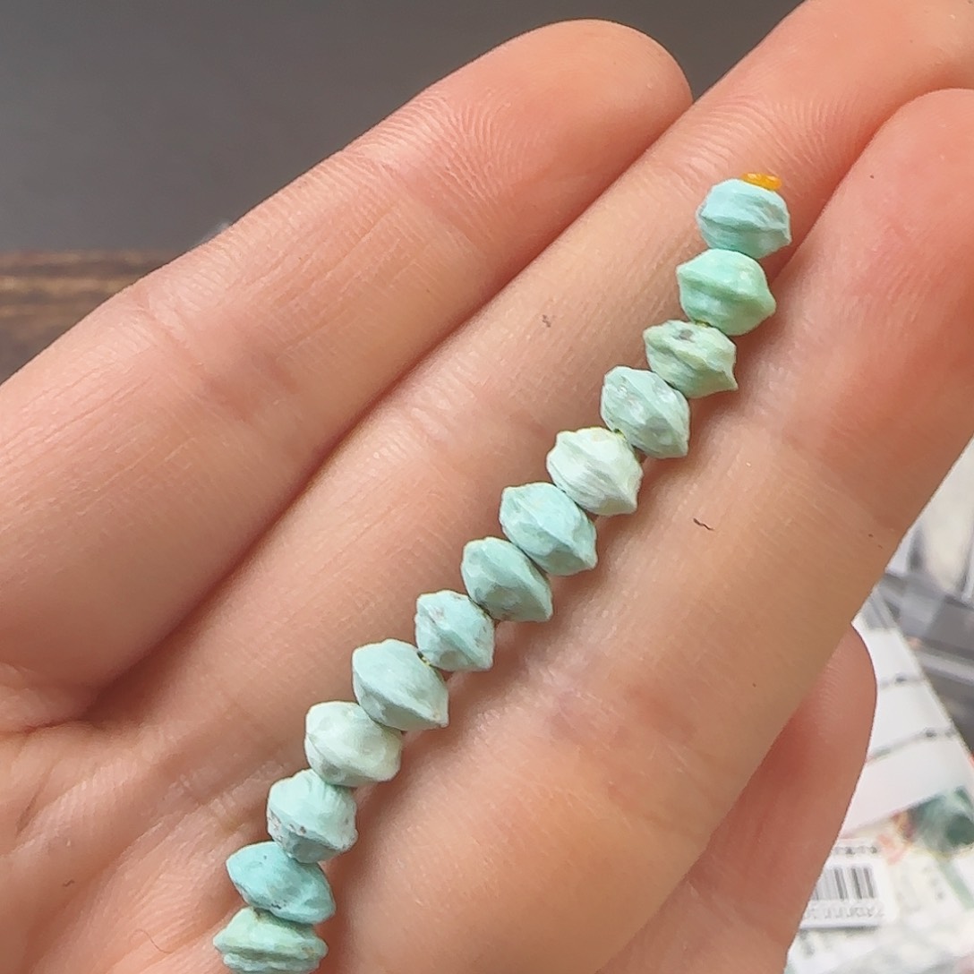 绿松石珠宝半成品未镶嵌