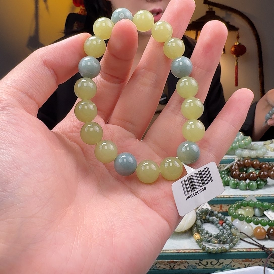 和田玉手串未镶嵌