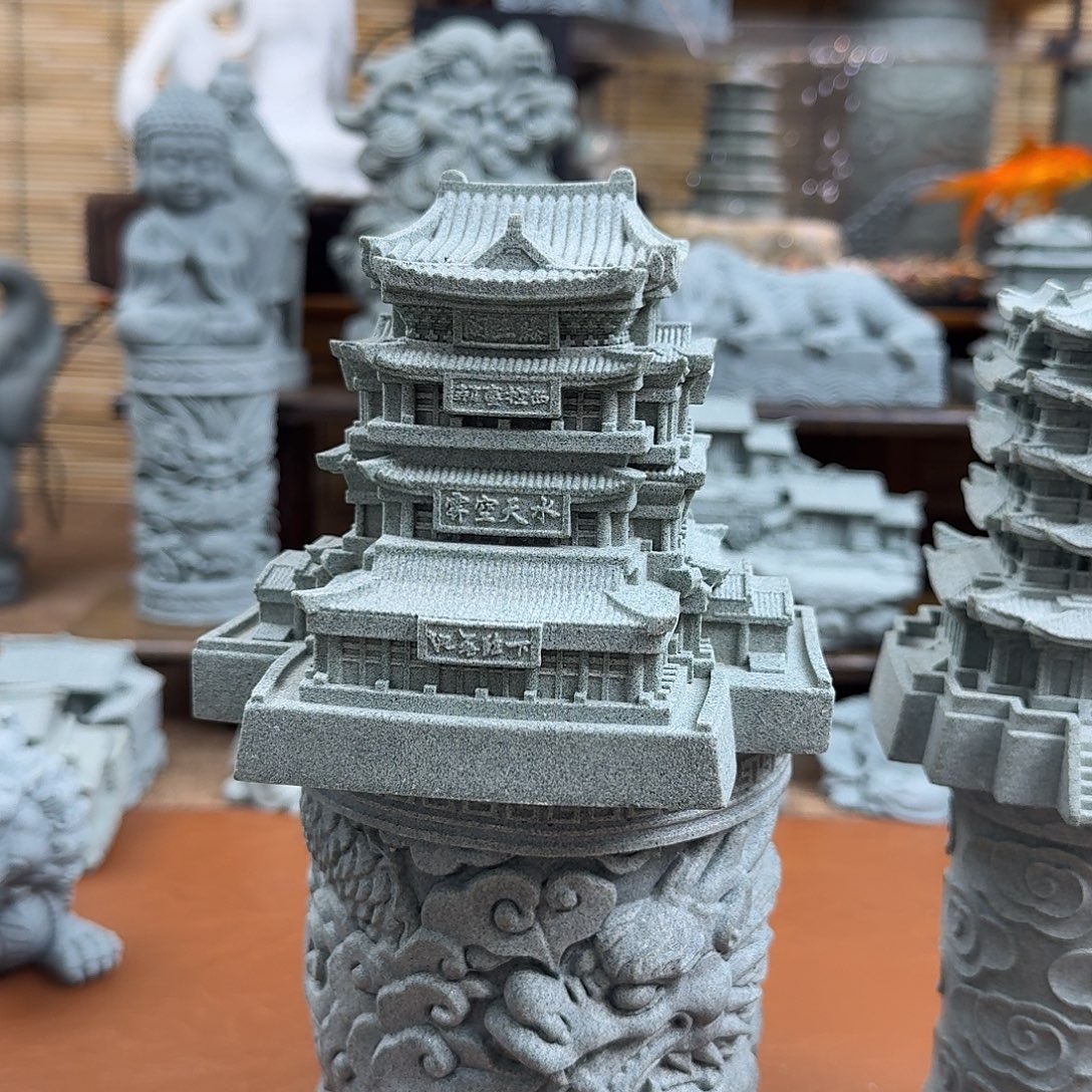 石头青砂石滕王阁