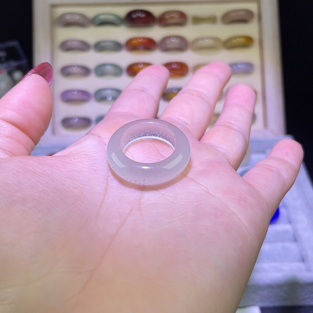 玛瑙/玉髓合金戒指