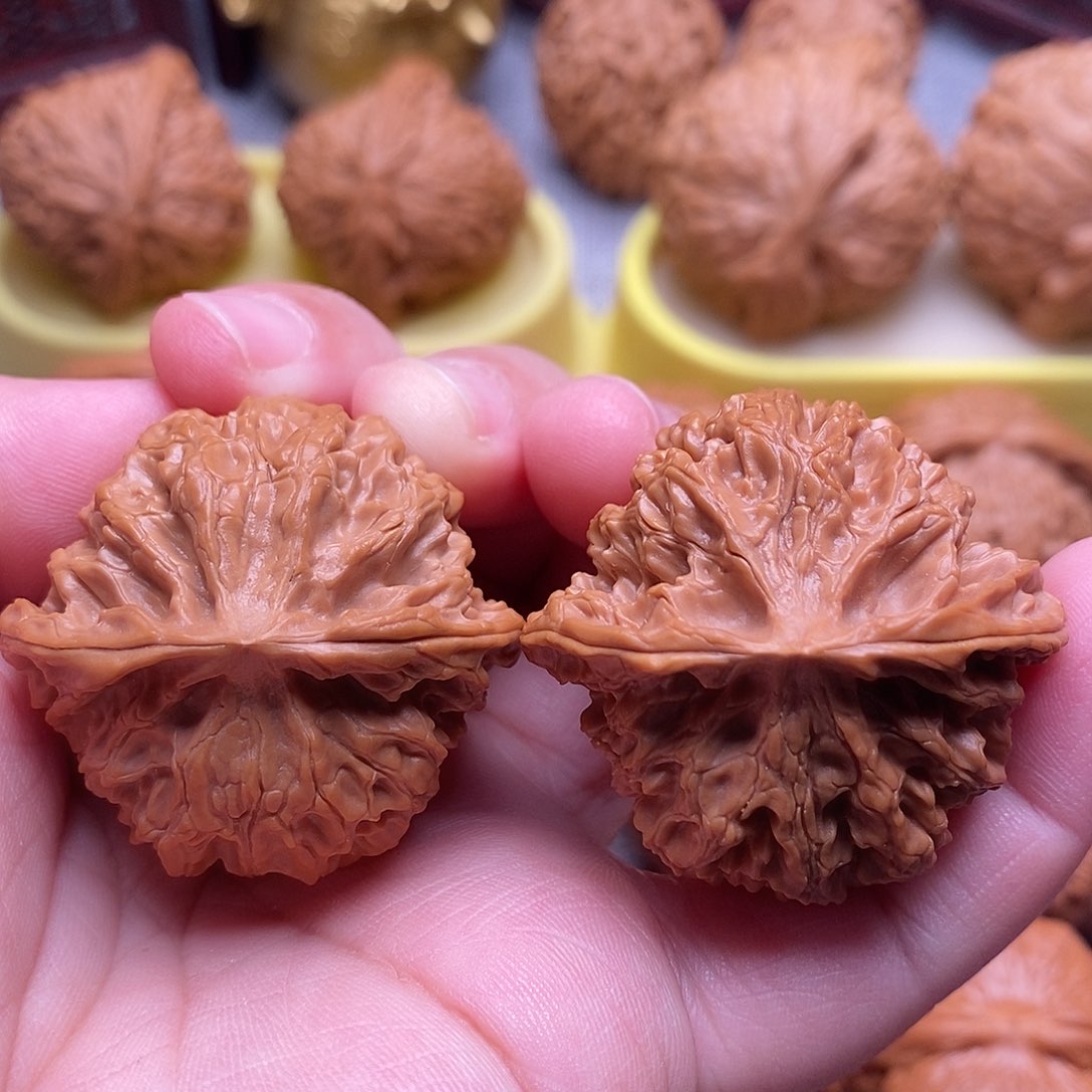 文玩核桃把件40.5全品毕业苹果园