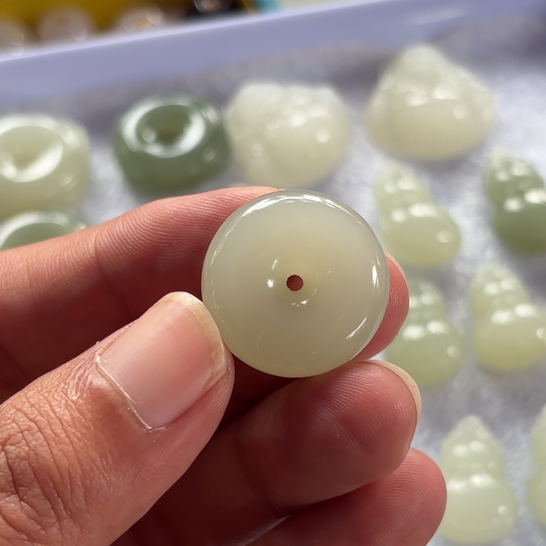 未镶嵌和田玉挂件扣子卡22尺寸