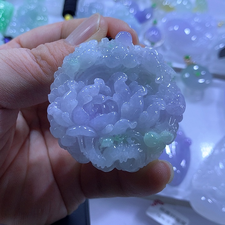 颈饰未镶嵌翡翠天然翡翠A货吊坠