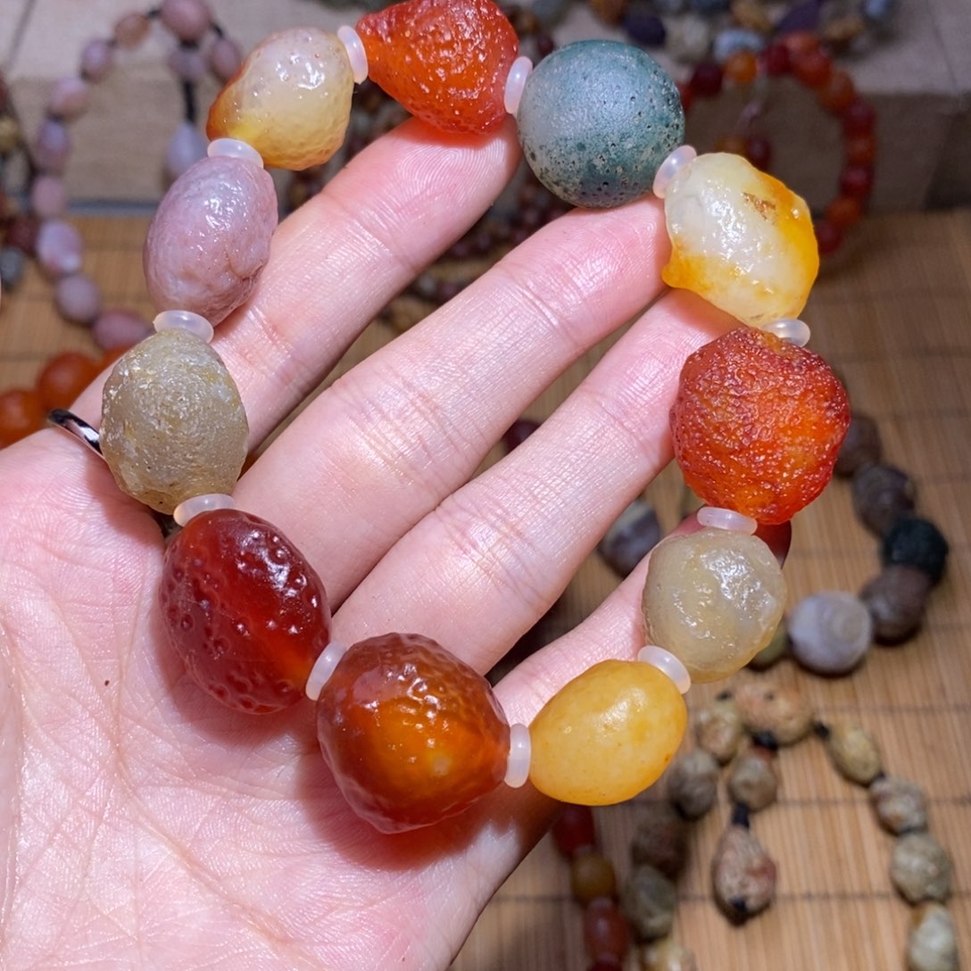 玛瑙/玉髓手链未镶嵌