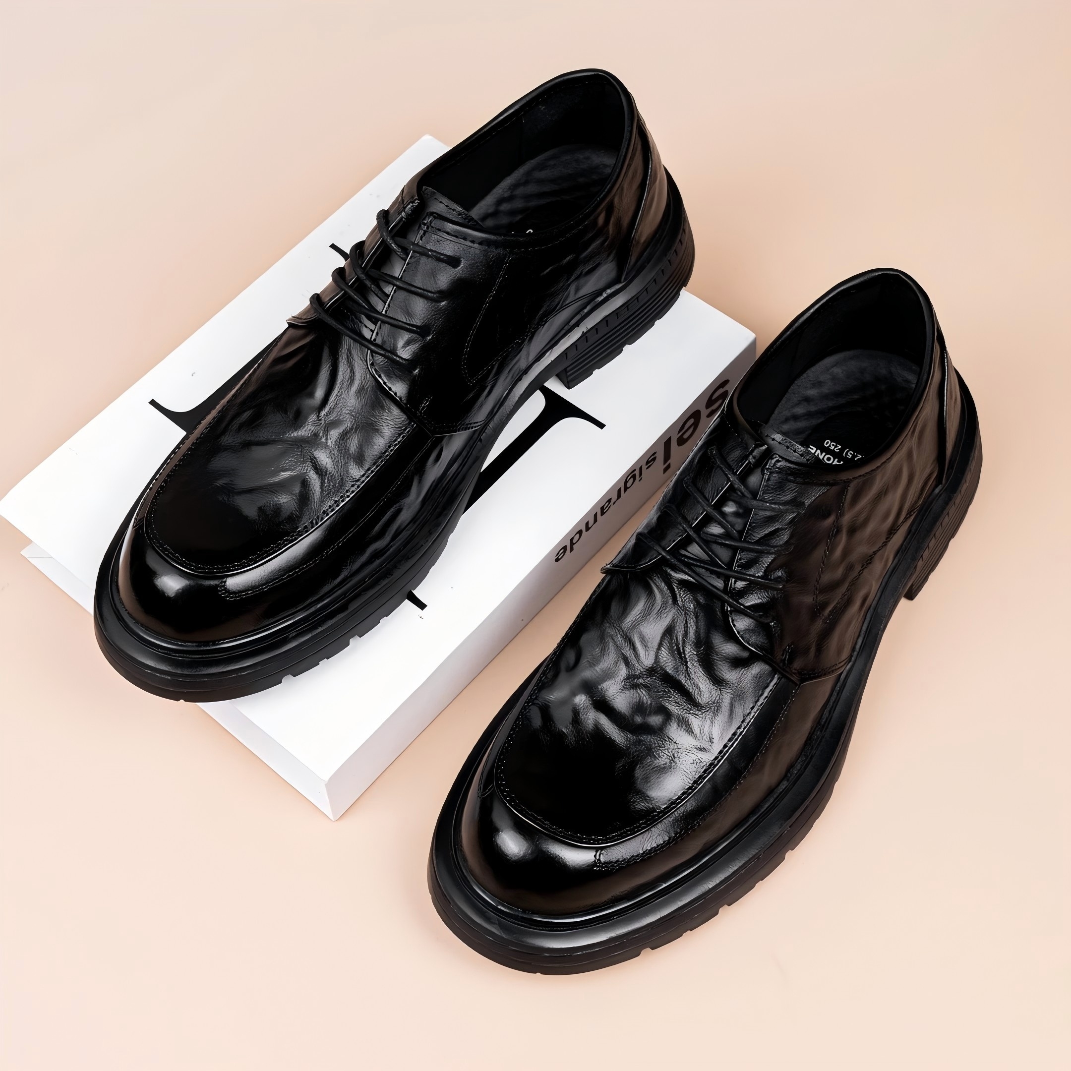 2025新款头层牛皮冬季加绒男款爆款男士商务正装软底休闲真皮男鞋