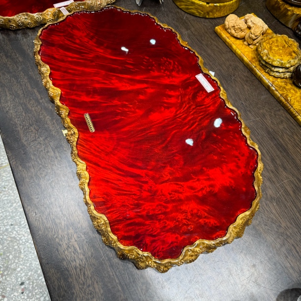 黄金樟实木茶盘湿泡茶盘尺寸63-34-4