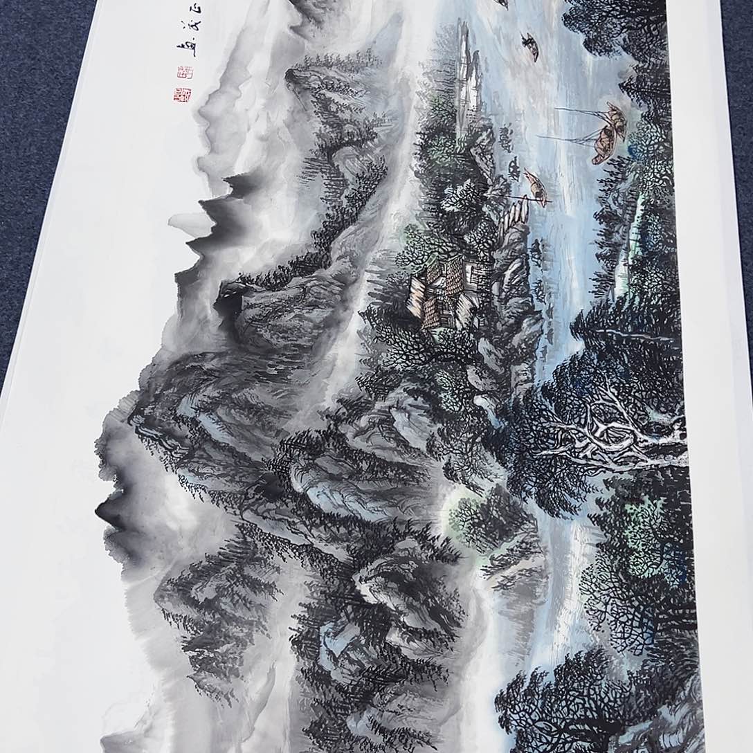 国画事事顺心如意万事如意万事