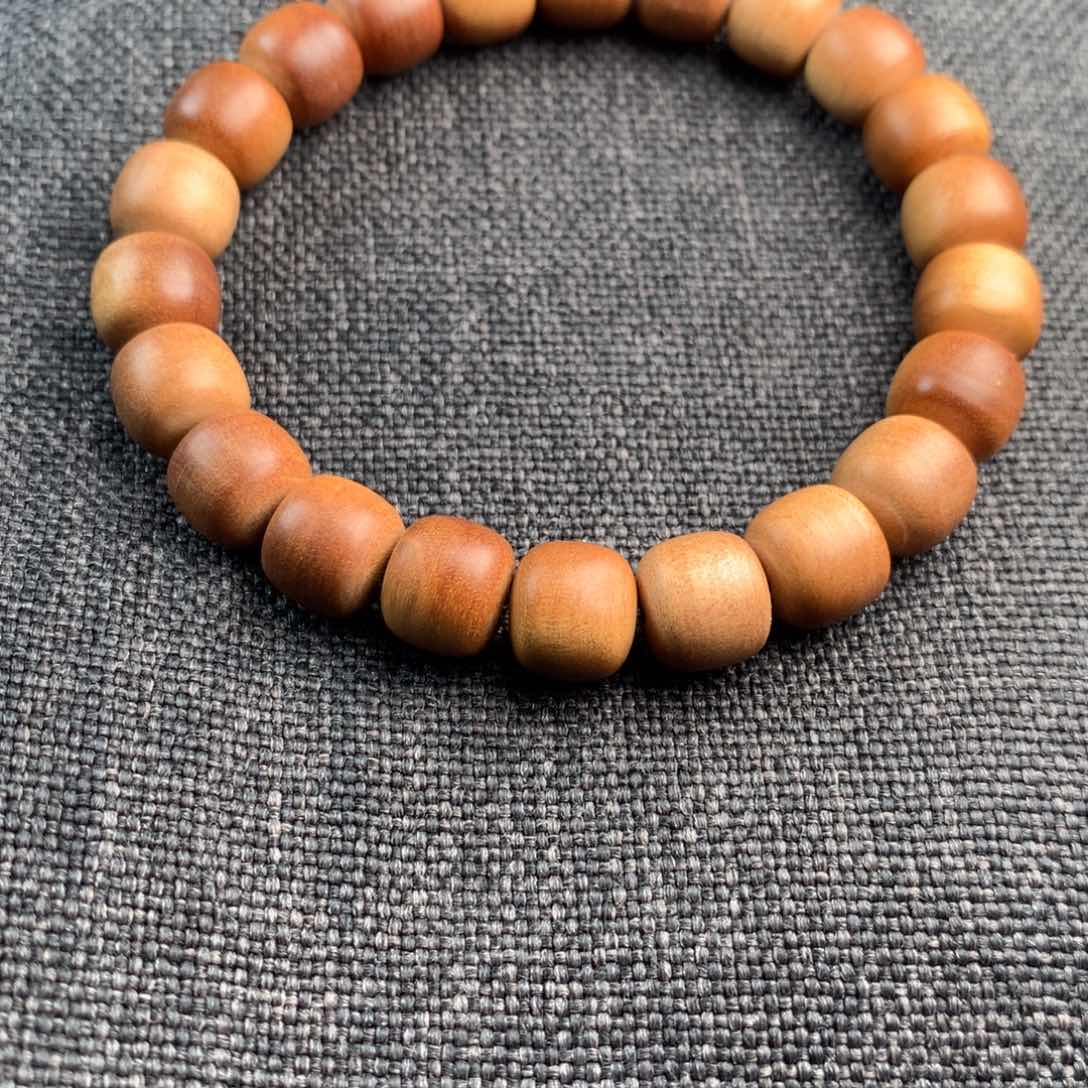 檀香木无事牌姜**计定制