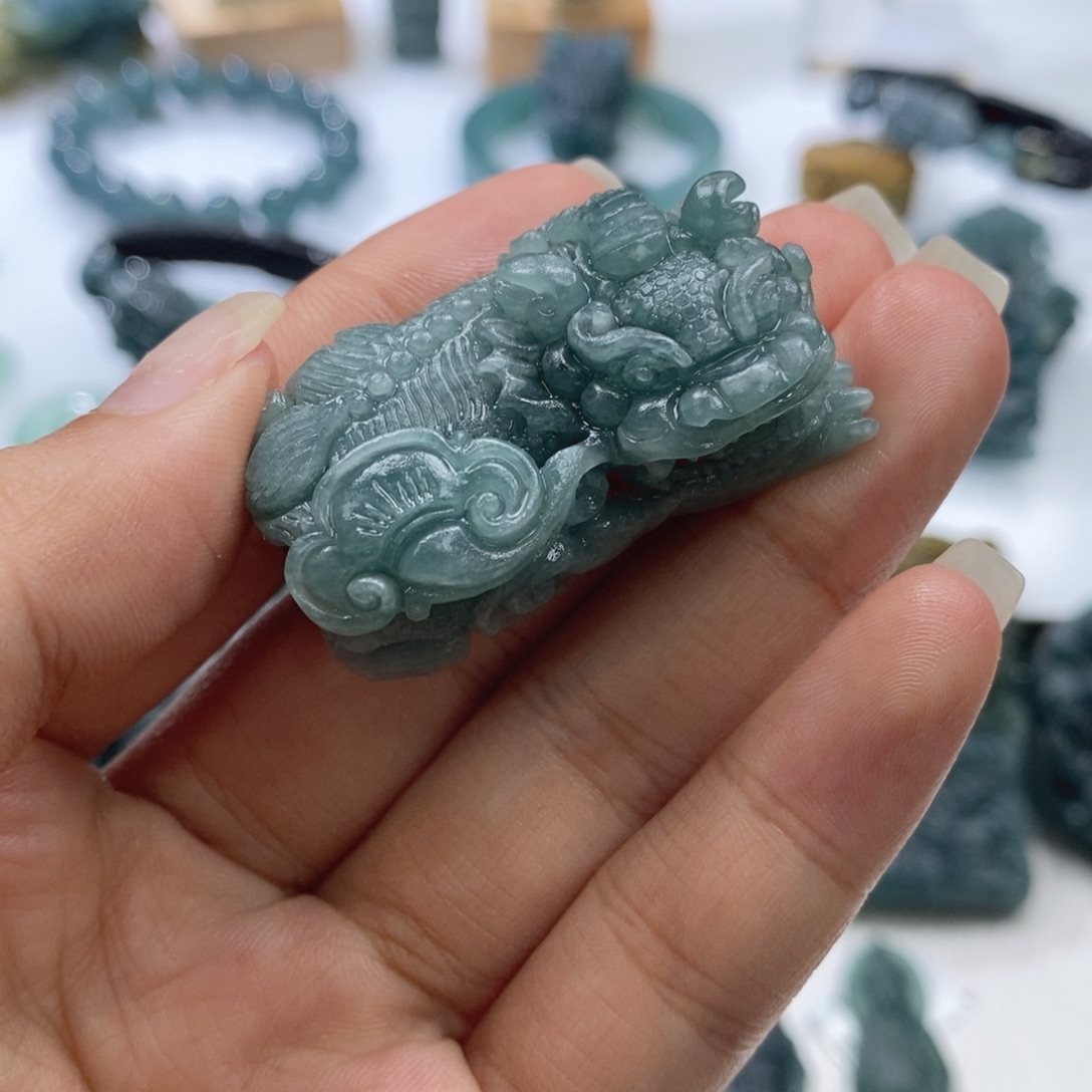 定制翡翠未镶嵌毛货不退不换