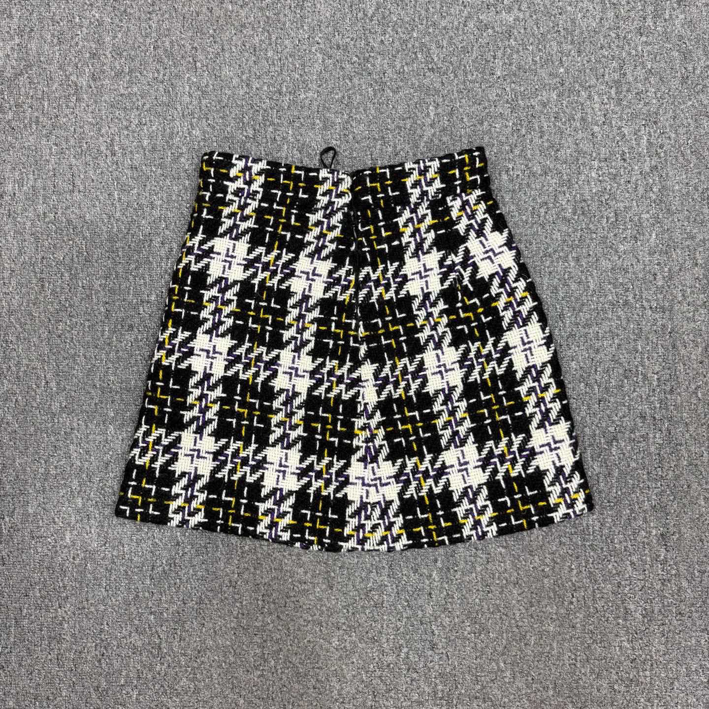 99新 MIU MIU/缪缪 15942222 nz 缪缪 千鸟格小香风半裙 40码99新
