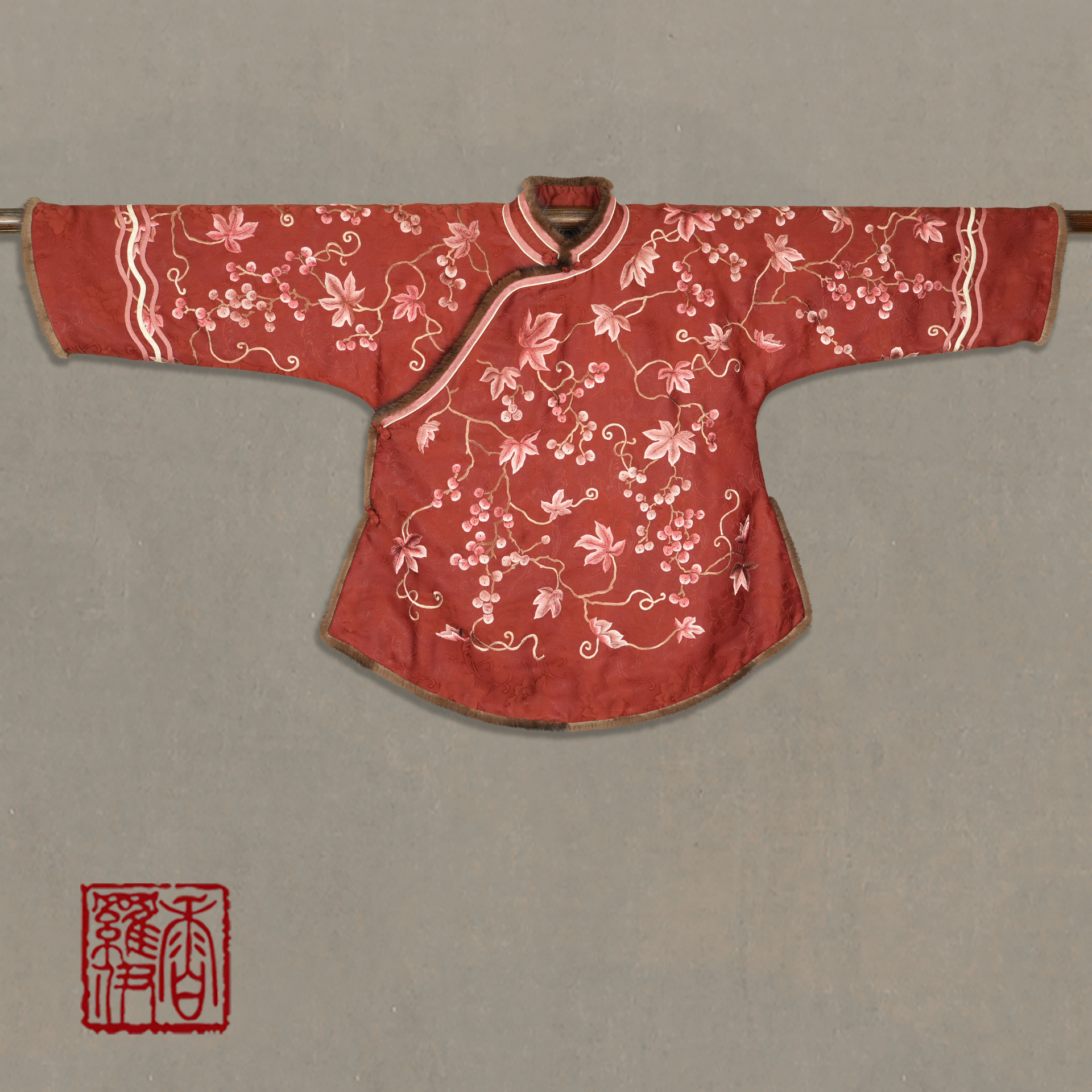 【彤花缀锦】传统复古中式汉服绣花上衣