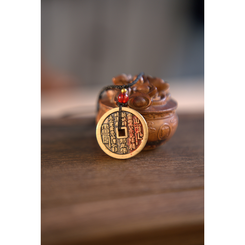 （龙虎山）天钧 花钱压胜朱砂平安孤品师傅过手定制款