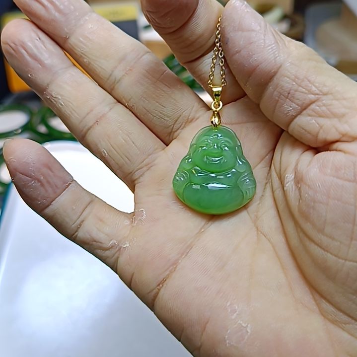 棉***糖和田玉（糖玉）未镶嵌颈饰