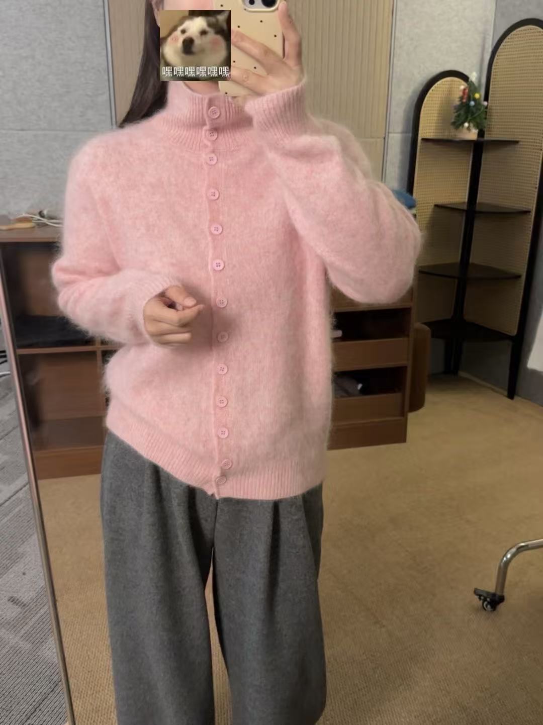 【鑫绒毛衣】拉绒高领套头衫百搭针织衫上衣毛针织衫Y666-A274