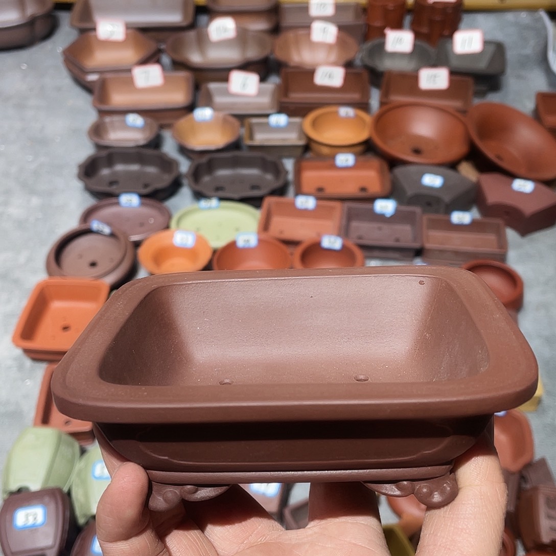 紫砂紫砂小盆11*9*3