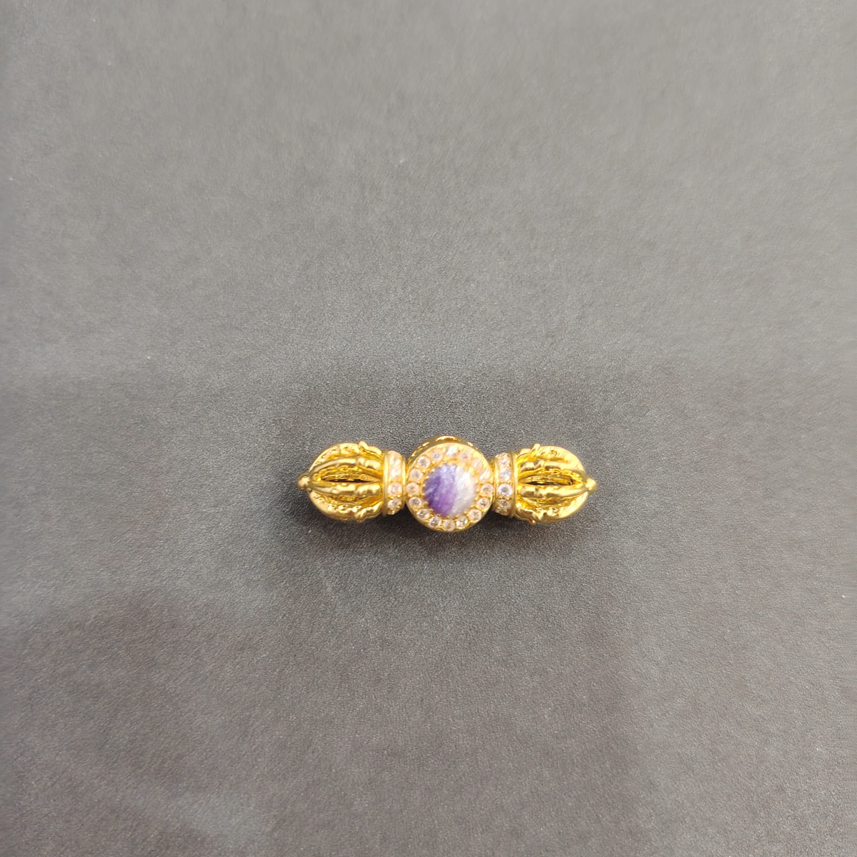 【莹莹专享】足金999 蓝色皇冠 0.99 GP 纳金添福 