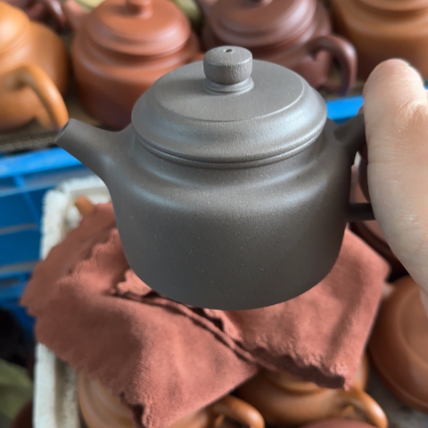 茶壶紫砂天青泥料300cc