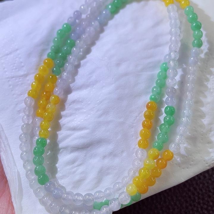 翡翠未镶嵌手链翡翠