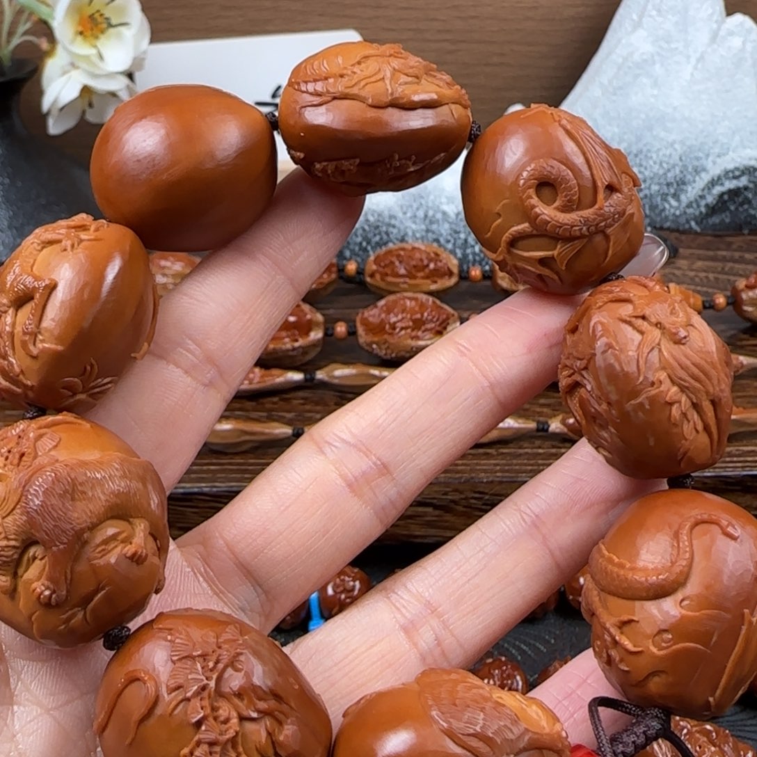 橄榄核手串/手链尺寸24山海经手串