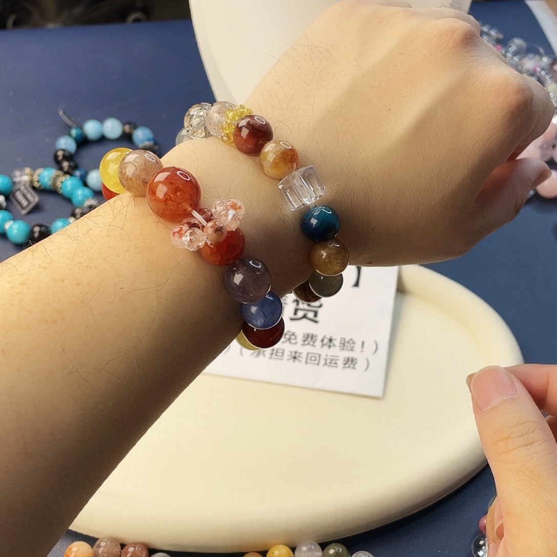 手链银S925镶嵌水晶