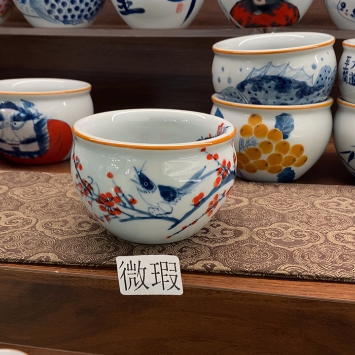 釉下老陶泥手工绘制
