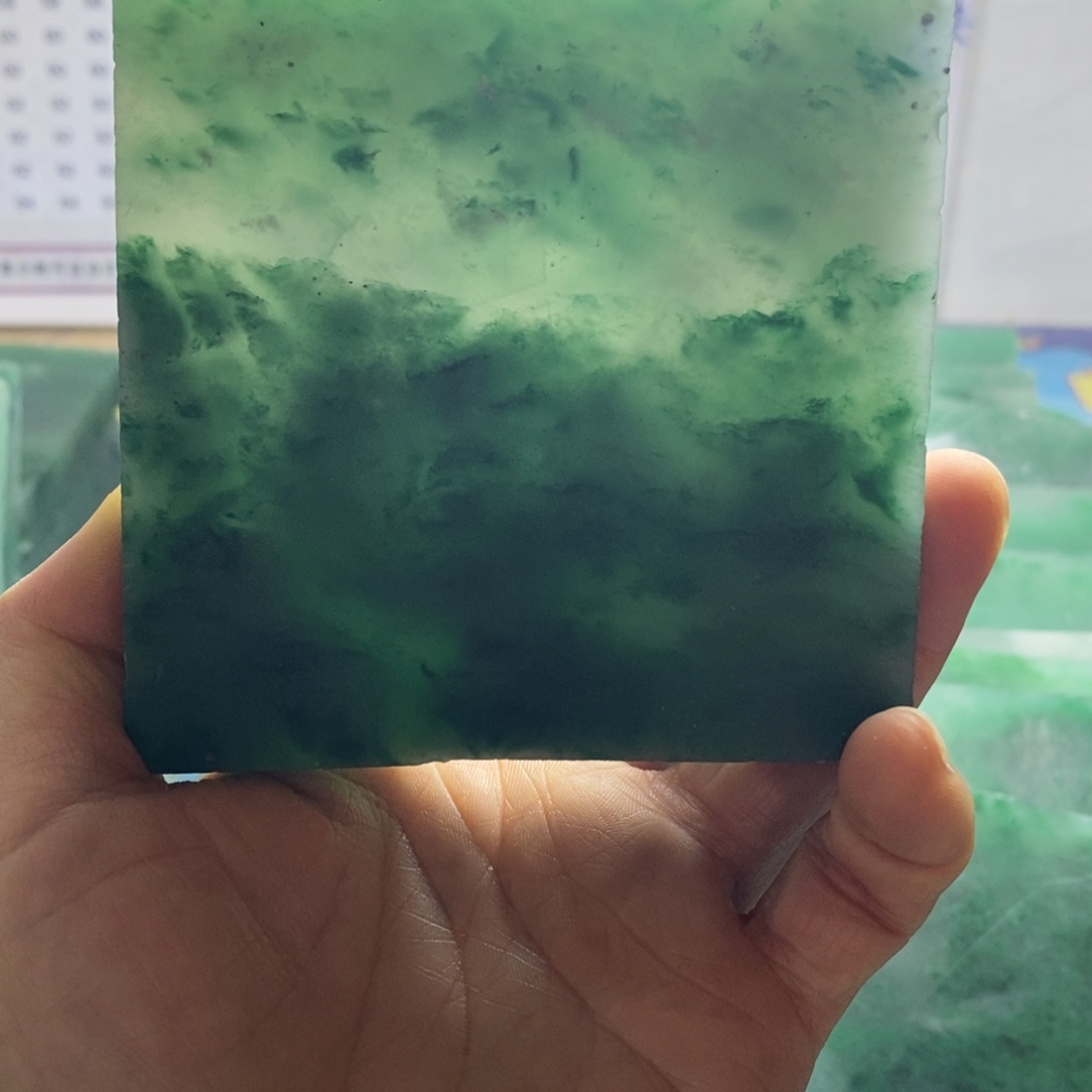 没***。定制石英质玉（非洲翠）