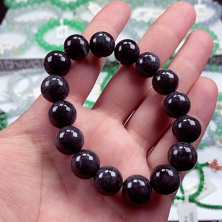 翡翠手链未镶嵌卡13