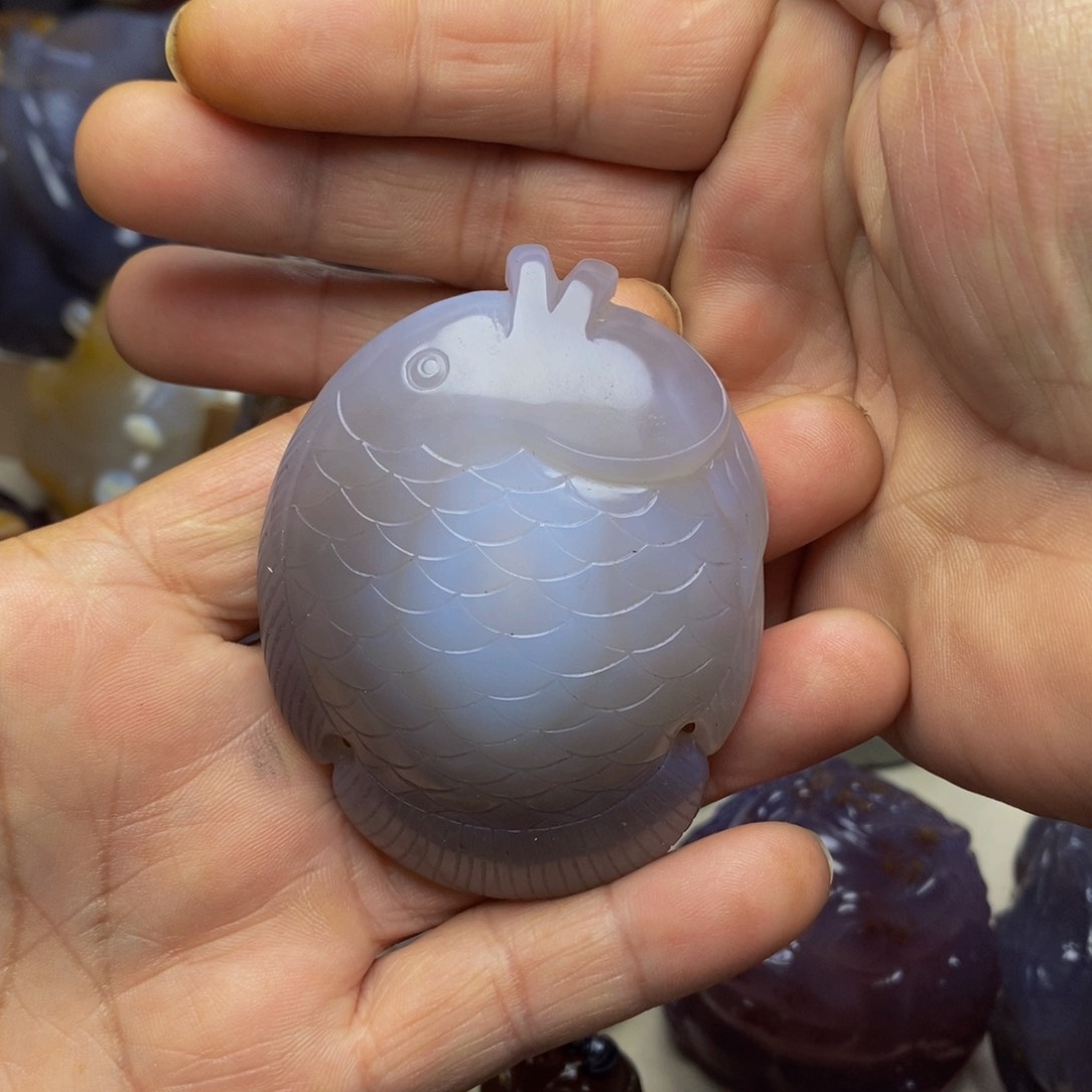 玛瑙/玉髓未镶嵌把件