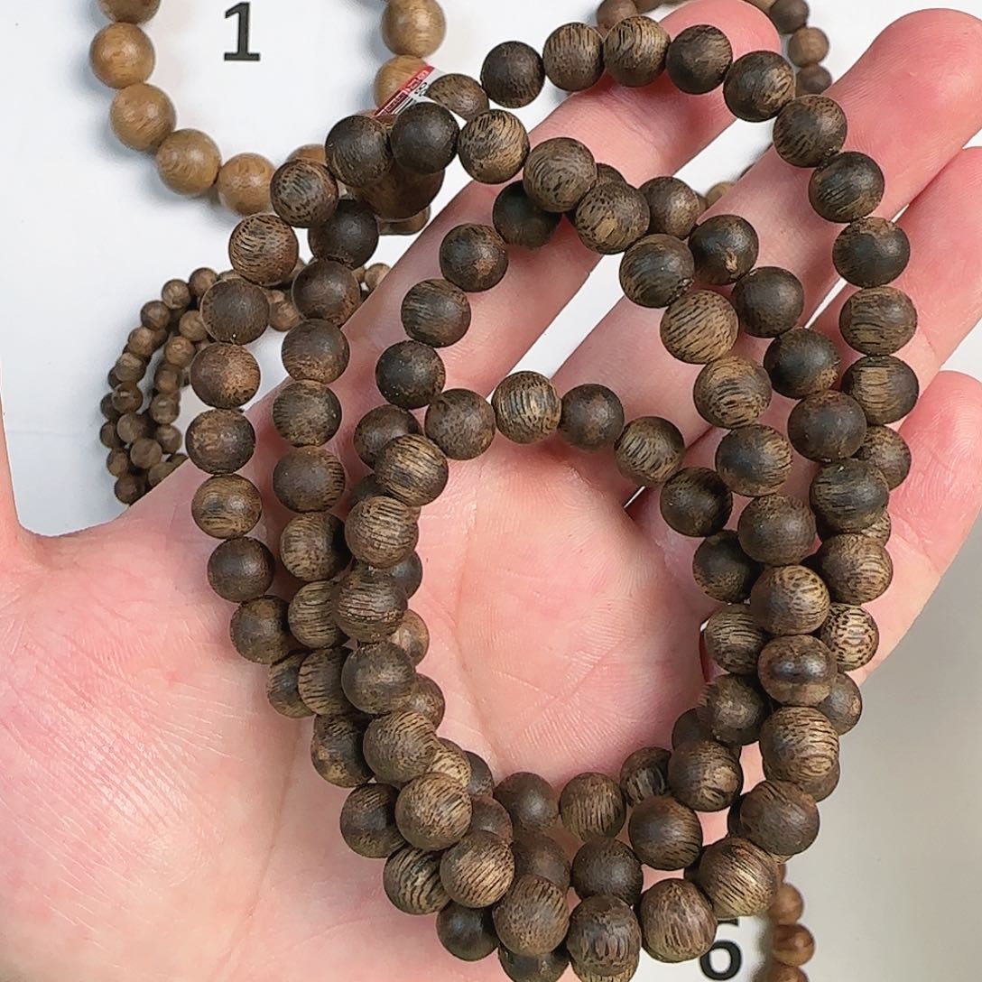 沉香手串08奇楠沉香手串超高油脂