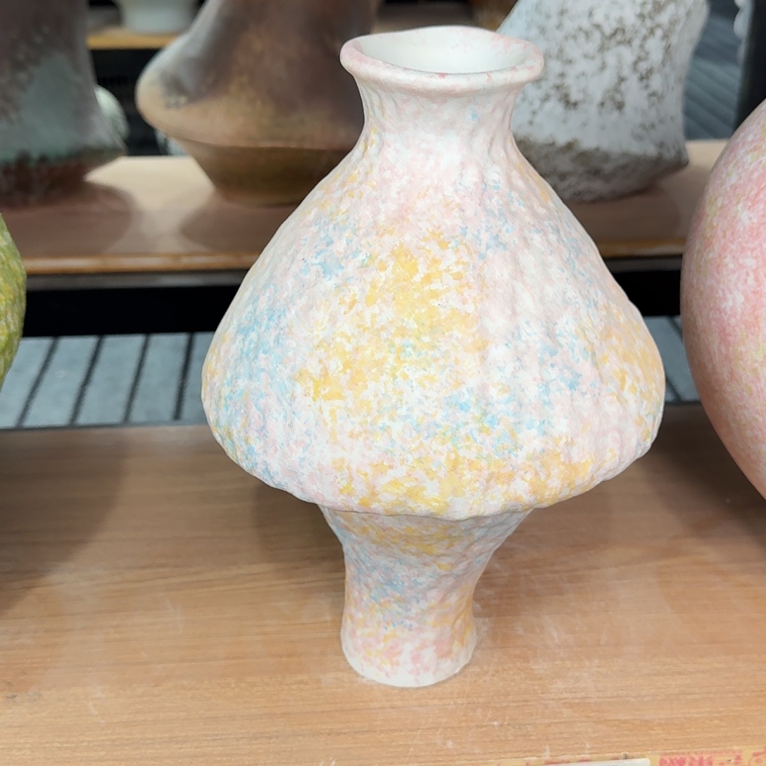 无***姐摆件陶景德镇高温花瓶编码2065高28口5默认无孔