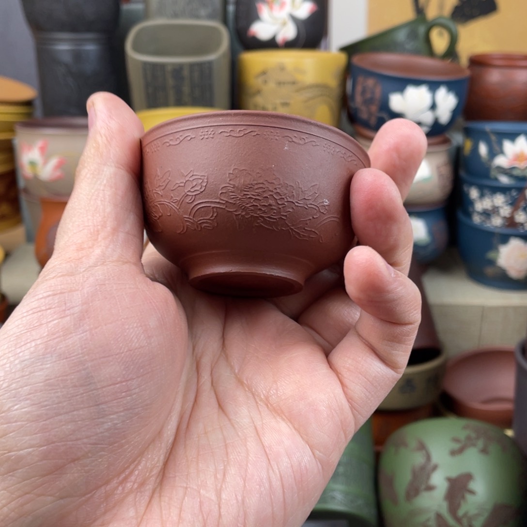 紫砂茶杯紫砂茶杯