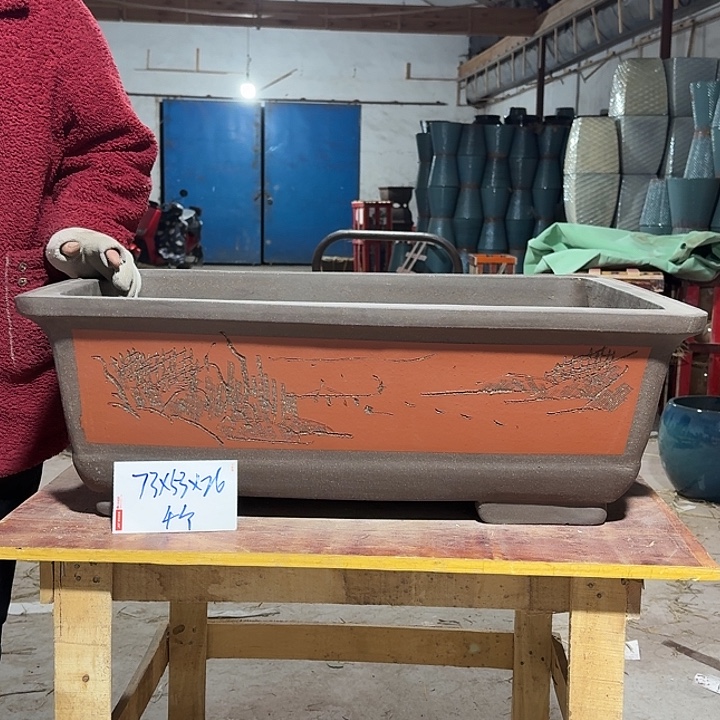 紫砂花盆紫砂花盆