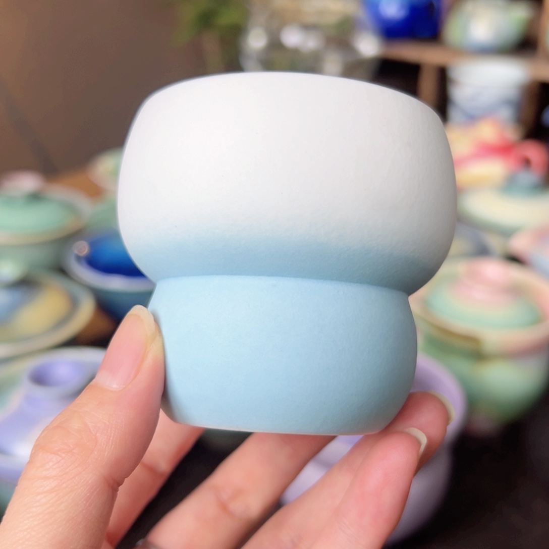 杯青現纯手工制作柴茶器