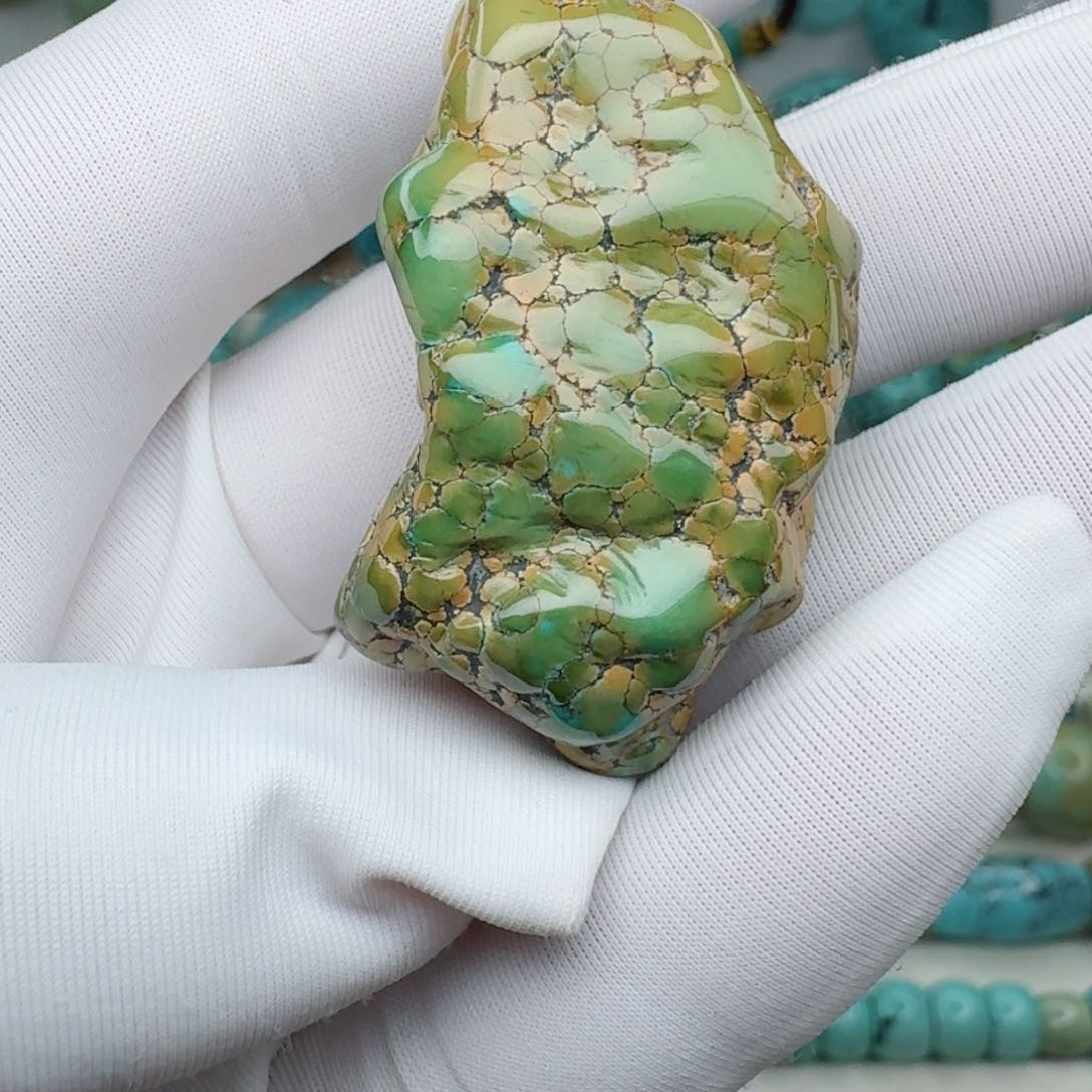 绿松石原矿绿松石未镶嵌