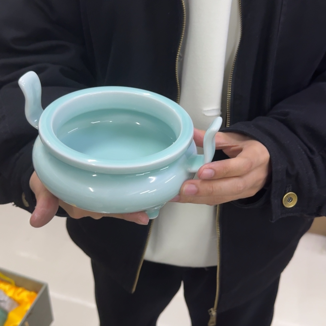 龙泉青瓷茶具微瑕7127