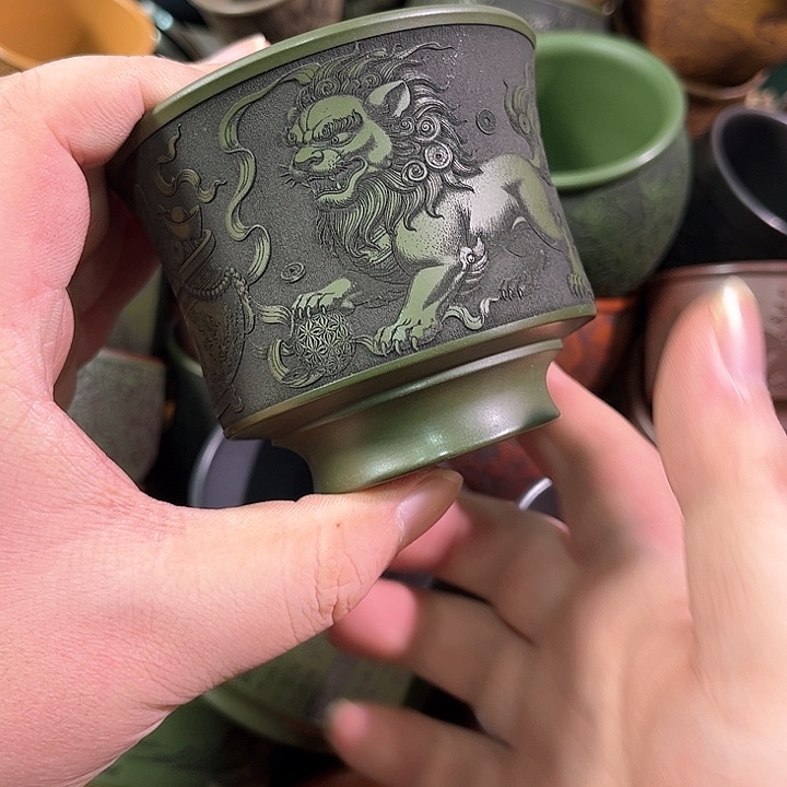 茶杯紫砂全手工紫砂主人杯