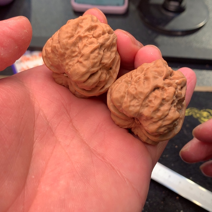 文玩核桃把件128号肚40蛤蟆头