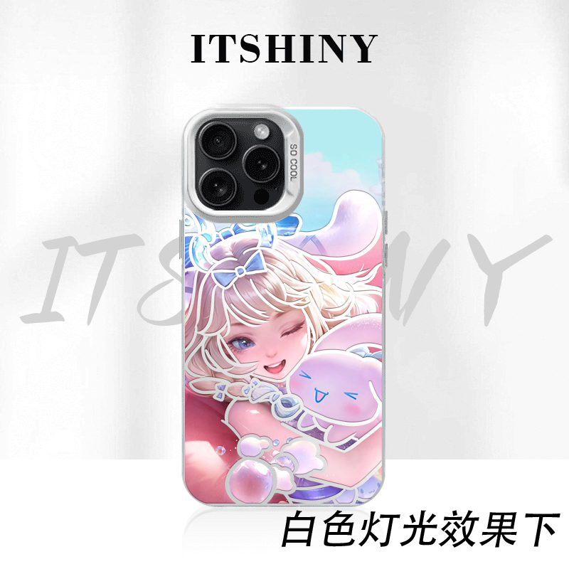 玉桂狗瑶手机壳彩银二次元苹果华为荣耀小米VIVOPPO一加