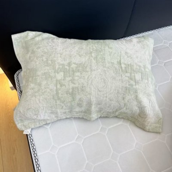 【如是家居】枕巾-雅阁玫瑰-绿