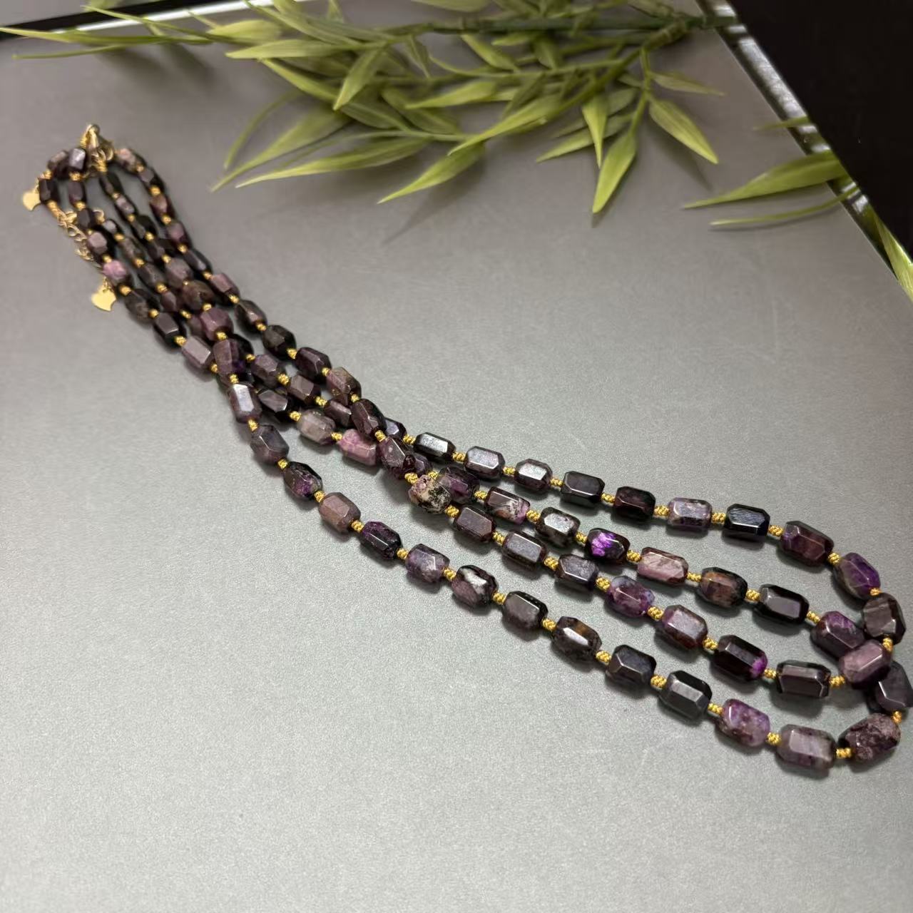 老四甄选  老料切面项链 多样性发其一