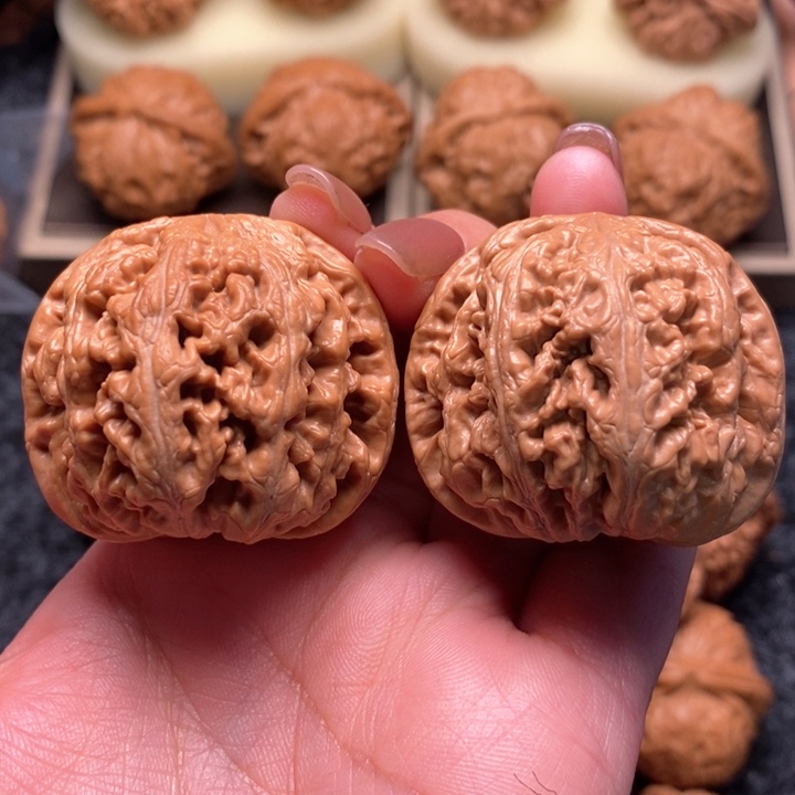 文玩核桃把件精品粗筋41