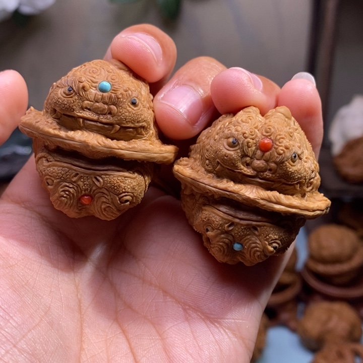 【闪购商品】核桃手串/手链^*^金蟾貔貅